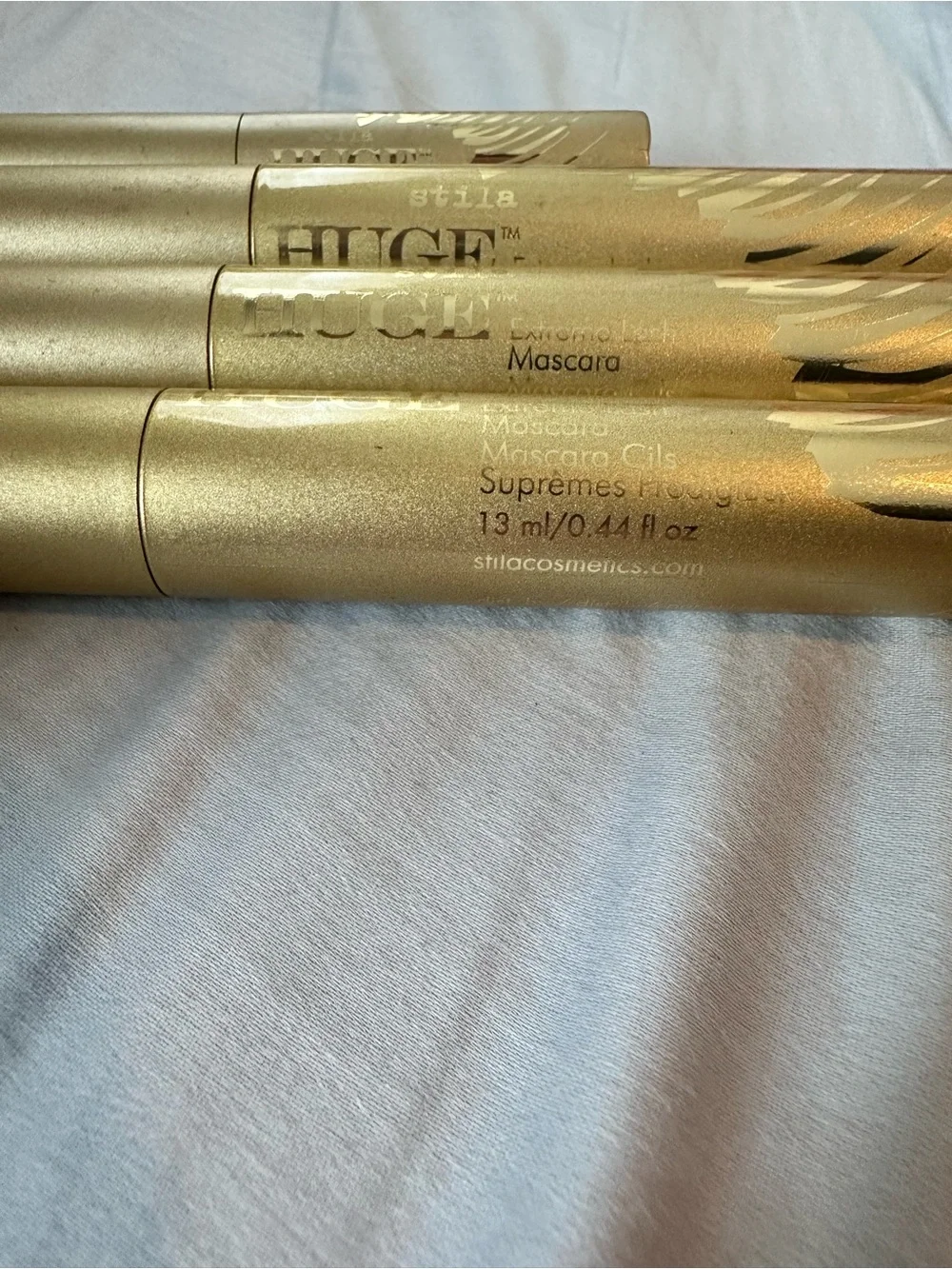 Stila Cosmetics Huge Extreme Lash Mascara 3 Full Size 1 Travel Size NEVER OPENED